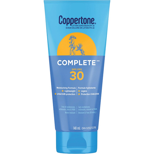 Protection solaire compl&egrave;te Coppertone, FPS 30, Lotion Sidevic Inc.
