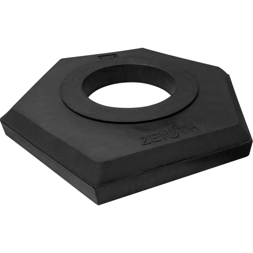 Rubber Channelizer Base, 15 lbs. Sidevic Inc.