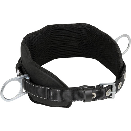 WB-6020-M Safety Positioning 2 Side D-Rings Belt with Padded Lumbar Support - Medium Sidevic Inc.