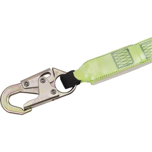 SA-64000-4 Shock Absorbing Lanyard, 4', Snap Hook Center, Snap Hook Leg Ends, Polyester Sidevic Inc.