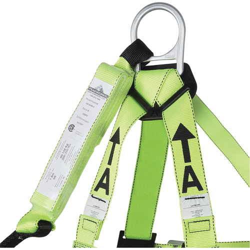 FBH-10000A5440-6 Harnais & longe classe A de 6' avec capacit&eacute; de 220 lb, Combinaison harnais/longe Sidevic Inc.