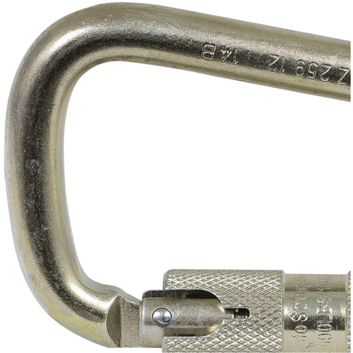 CP-03015-1 Zinc Plated Carabiner with 1" Gate Opening, Steel Sidevic Inc.