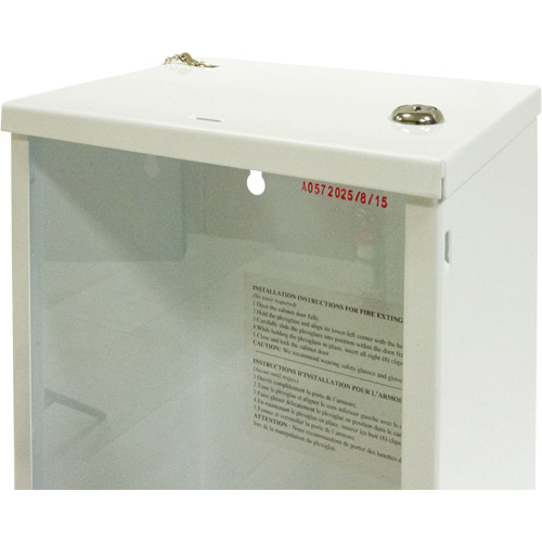 Light-Duty Fire Extinguisher Cabinet, 8" W x 22" H x 6" D Sidevic Inc.