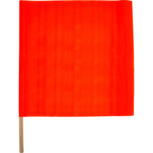 Drapeau de s&eacute;curit&eacute; routi&egrave;re, Mailles, Avec manche Sidevic Inc.