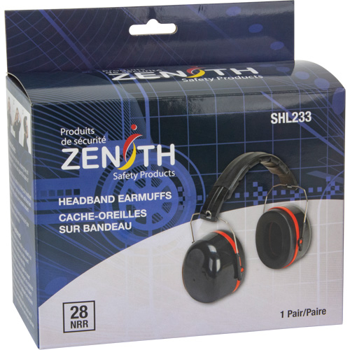 Passive Ear Muffs, Headband, 28 NRR dB Sidevic Inc.