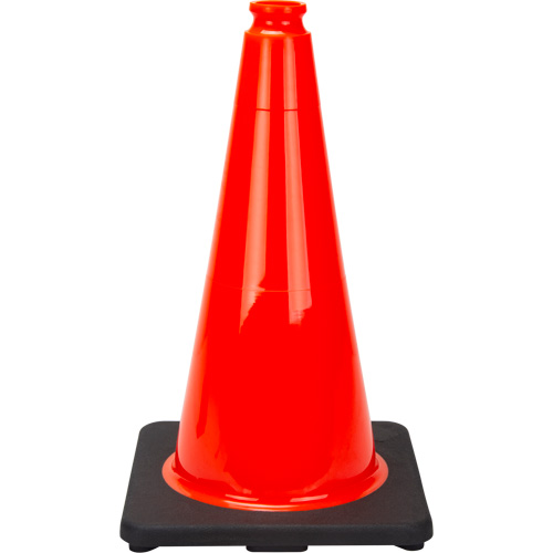 C&ocirc;ne de signalisation de premi&egrave;re qualit&eacute;, 18", Orange Sidevic Inc.