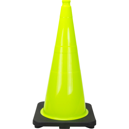 C&ocirc;ne de signalisation de premi&egrave;re qualit&eacute;, 28", Vert lime Sidevic Inc.