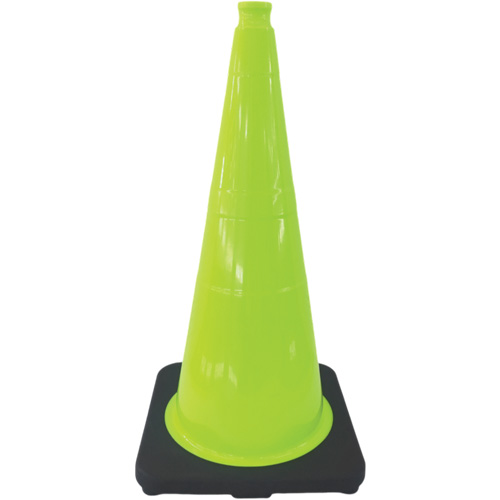 C&ocirc;ne de signalisation de premi&egrave;re qualit&eacute;, 18", Vert lime Sidevic Inc.