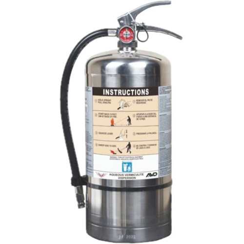 Fire Extinguisher for Lithium-ion Battery Fire Protection, AVD, 6 L Capacity Sidevic Inc.