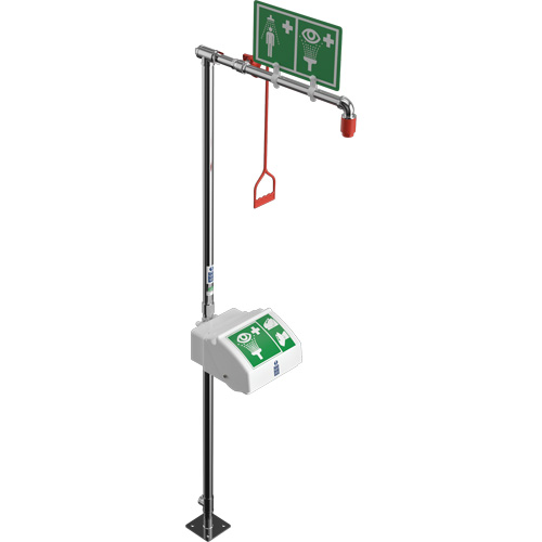 Combination Shower with Closed ABS Bowl & Bottom Inlet, Pedestal Sidevic Inc.