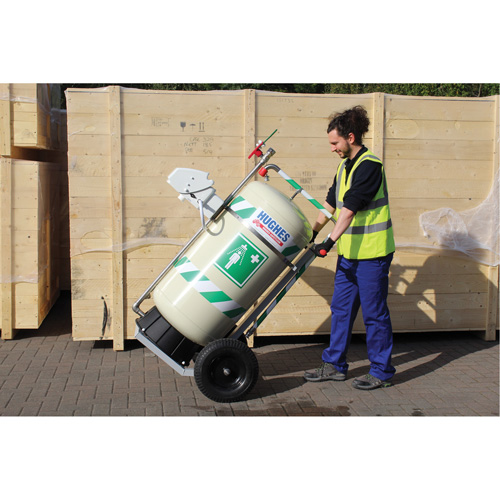 Mobile Self-Contained Emergency Safety Shower with Eye & Face Wash, 30 gal. Capacity, Meets None Sidevic Inc.