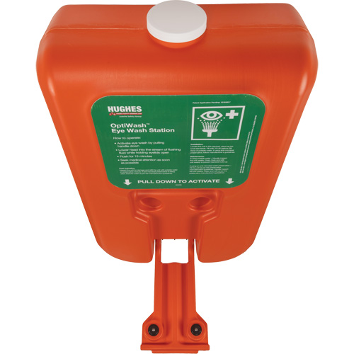 Poste de douche oculaire portable autonome, Aliment&eacute; par gravit&eacute;, Capacit&eacute; 10 gal., Conformit&eacute; ANSI Z358.1 Sidevic Inc.