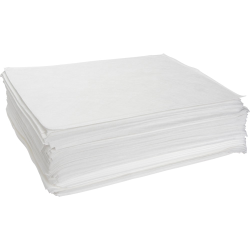 Meltblown Sorbent Pads, Oil Only, 15" x 19", 10 gal. Absorbancy Sidevic Inc.