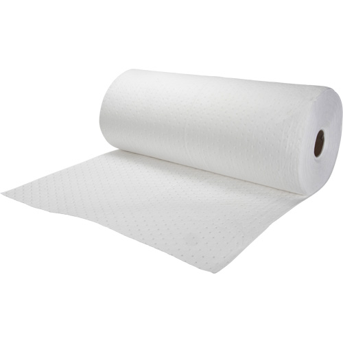 Rouleaux absorbants li&eacute;es, Poids moyen, 150' lo x 30" la, Absorption 20 gal. Sidevic Inc.