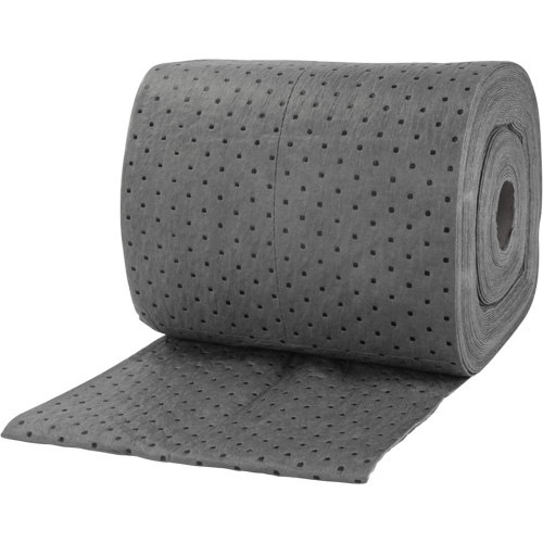 Rouleaux absorbants li&eacute;es, Poids moyen, 150' lo x 15" la, Absorption 8 gal. Sidevic Inc.