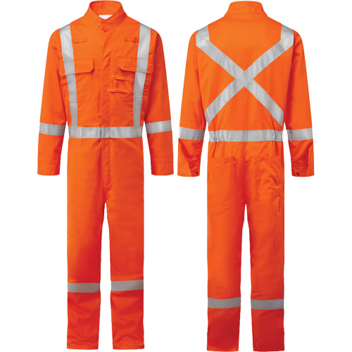 Combinaison FR Bizflame 88/12 Iona 7 oz. FR510, Taille 36, Orange Sidevic Inc.