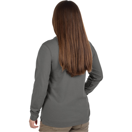 T-shirt &agrave; manches longues avec poches GRIDIRON, Femmes, T-petit, Gris Sidevic Inc.