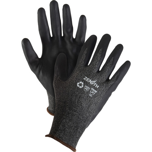 Gants &eacute;cologiques, l&eacute;gers, et r&eacute;sistants &agrave; la coupe, &agrave; haute dext&eacute;rit&eacute;, Taille 10, Calibre 21, Rev&ecirc;tement Mousse de nitrile, Enveloppe en Acier inoxydable/PEHP/rPET, ASTM ANSI niveau A5 Sidevic Inc.