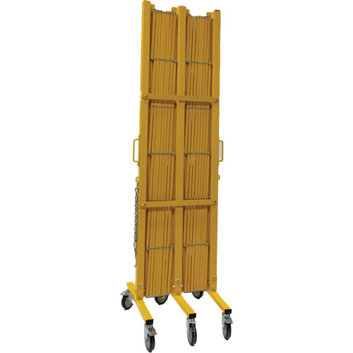 Expandable Barrier, 84" H x 20' L, Yellow Sidevic Inc.