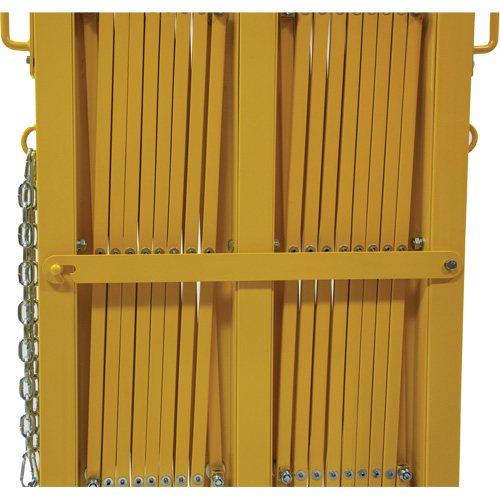 Expandable Barrier, 84" H x 20' L, Yellow Sidevic Inc.