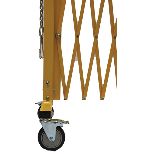 Expandable Barrier, 84" H x 20' L, Yellow Sidevic Inc.