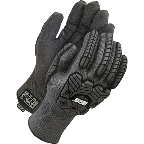 Deny&reg; Lined Cut-Resistant Impact Gloves, 6, Microfibre Palm, Elastic Cuff Sidevic Inc.