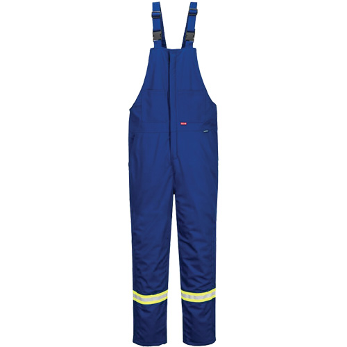 Pantalon &agrave; bavette isol&eacute; 88/12 Bizflame, Coton/Nylon, Moyen (grande taille), Bleu Sidevic Inc.
