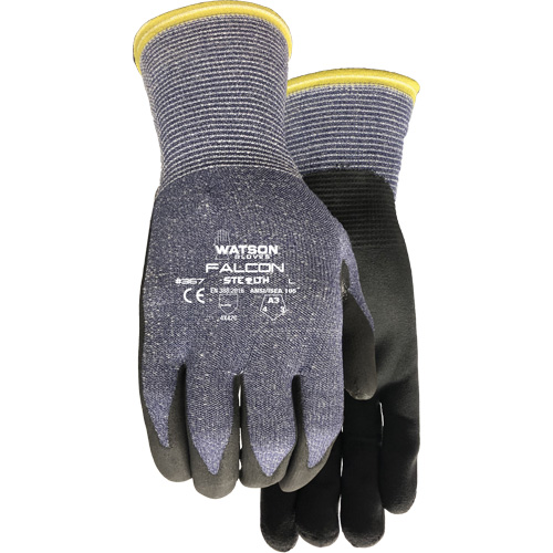 Gants r&eacute;sistant &agrave; la coupe Stealth Falcon 367, Taille Petit, Calibre 15, Rev&ecirc;tement Mousse de nitrile, Enveloppe en Fibre de verre/PEHP/Nylon/Spandex, ASTM ANSI niveau A3/EN 388 niveau C Sidevic Inc.