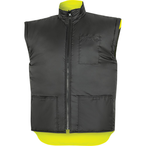 Parka de s&eacute;curit&eacute; d'hiver imperm&eacute;able 7-en-1 5057 Pioneer Yukon, Polyester, Noir/Jaune lime haute visibilit&eacute;, T-petit Sidevic Inc.