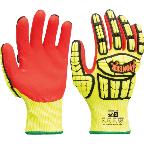 Gants r&eacute;sistant aux coupures et chocs, Petit, Paume en Synth&eacute;tique, Poignet Poignet en tricot Sidevic Inc.
