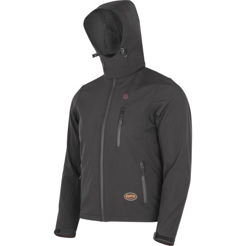Veste chauffante Softshell, Hommes, Petit, Noir Sidevic Inc.