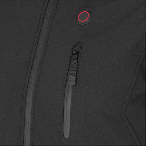 Veste chauffante Softshell, Hommes, Petit, Noir Sidevic Inc.