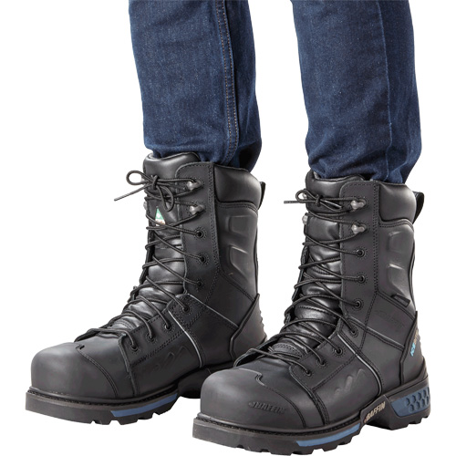 Ice Monster Men's Safety Boots, Leather, Puncture Resistant Sole, Size 9-1/2 Sidevic Inc.