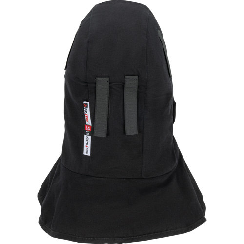 Pioneer 765A Flame-Resistant Quilted Hard Hat Liner with Long Neck & Detachable Mouthpiece, Black/Grey, Cotton/FR-Tech&reg;/Modacrylic/Nylon Sidevic Inc.