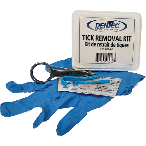 Trousse d'&eacute;limination des tiques, Boîte en plastique Sidevic Inc.