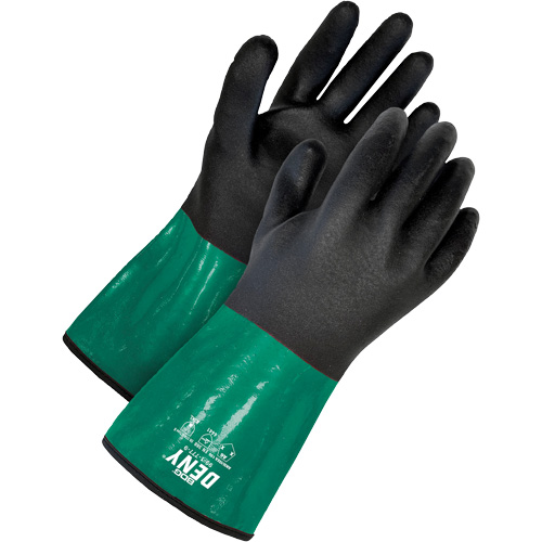 Gants r.sistant aux produits chimiques avec doublure r&eacute;sistante &agrave; la coupe, Taille 6/T-petit, 12" lo, PVC Sidevic Inc.