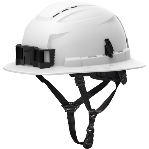 Casque de s&eacute;curit&eacute; &agrave; bordure complet BOLT, R&eacute;pond aux normes CSA type 2, Suspension Rochet, Ventil&eacute; Sidevic Inc.
