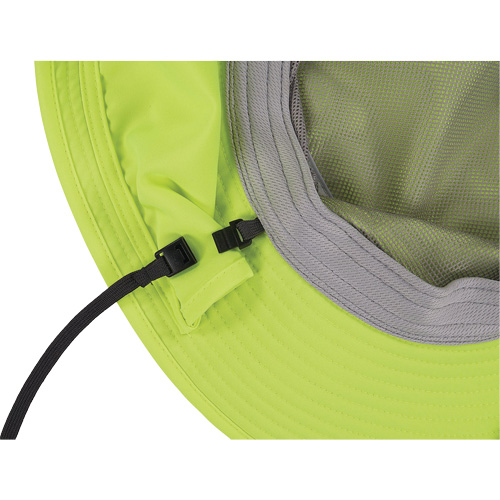 Chapeau de garde forestier 8934 Chill-Its avec prot&egrave;ge-nuque, grand/tr&egrave;s-grand, Lime haute visibilit&eacute; Sidevic Inc.
