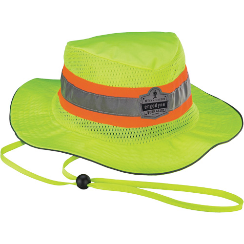 Chapeau de soleil de garde forestier GloWear 8935, grand/tr&egrave;s-grand, Jaune lime haute visibilit&eacute;, Polyester Sidevic Inc.
