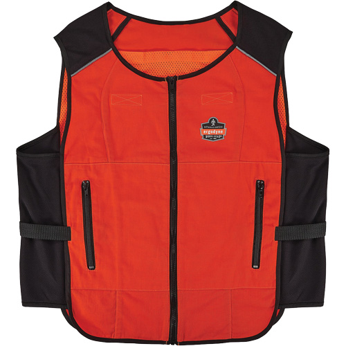 Veste de refroidissement &agrave; changement de phase l&eacute;g&egrave;re Chill-Its 6255 (veste seulement), Grand/T-Grand, Orange Sidevic Inc.