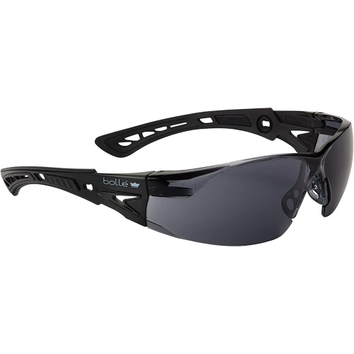Lunettes de s&eacute;curit&eacute; Rush + BSSI, Lentille Gris/Fum&eacute;e, Antibu&eacute;e/Anti-&eacute;gratignures, ANSI Z87+ Sidevic Inc.