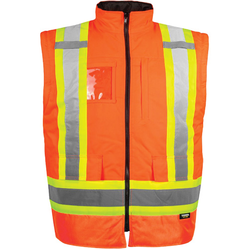 Manteau haute visibilit&eacute; 7-en-1, Polyester, Orange haute visibilit&eacute;, T-Grand Sidevic Inc.