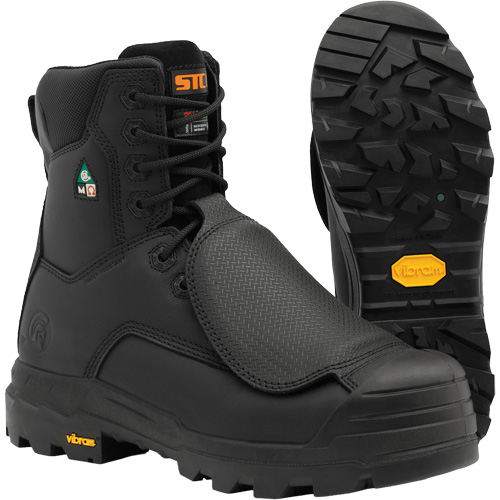 Vulcan Work Boots with External Metguard, Leather, Size 6, Impermeable Sidevic Inc.