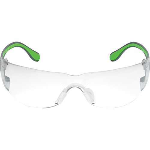 Lunettes de s&eacute;curit&eacute; gris/vert Adapt Lite, Lentille Transparent, Antibu&eacute;e/Anti-&eacute;gratignures, ANSI Z87+/R&eacute;pond ou surpasse la norme CSA Z94.3 Sidevic Inc.