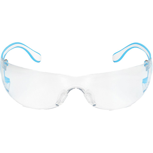 Lunettes de s&eacute;curit&eacute; bleu/blanc Adapt Lite, Lentille Transparent, Antibu&eacute;e/Anti-&eacute;gratignures, ANSI Z87+/R&eacute;pond ou surpasse la norme CSA Z94.3 Sidevic Inc.
