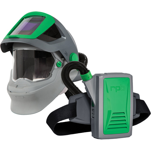 Respirateur de soudage Z4 avec joint de menton FR et APR motoris&eacute; PX5, Respirateur &agrave; masque/Masque de soudage Sidevic Inc.