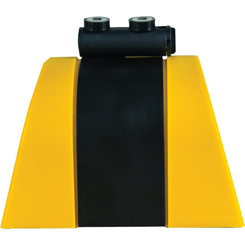 Syst&egrave;me de barri&egrave;re de s&eacute;curit&eacute; HAZLOK, Plastique, Fixation magn&eacute;tique, 30', Ruban Noir et jaune Sidevic Inc.