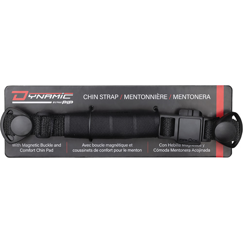Sangle mentonni&egrave;re &agrave; 4 points Dyna-Clic avec attache magn&eacute;tique et coussinet mentonnier Sidevic Inc.