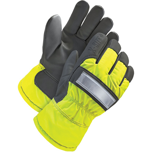 High-Visibility Fitter's Glove, Small, Grain Goatskin Palm, Thinsulate Inner Lining Sidevic Inc.