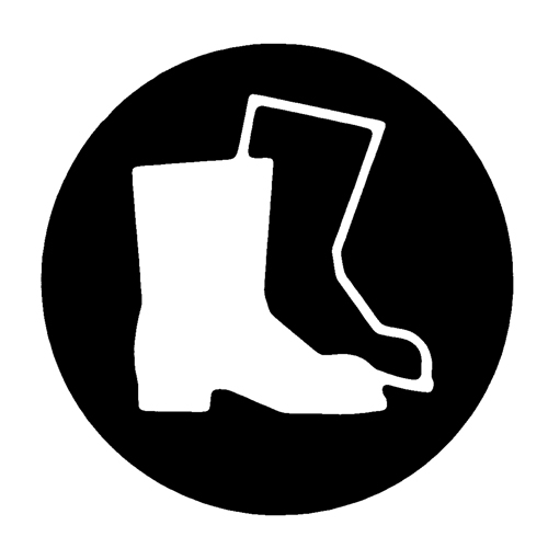 &eacute;tiquettes avec pictogramme Right to Know - Combinaison pleine protection, Vinyle, Feuille, 5/8" lo x 3/4" la Sidevic Inc.